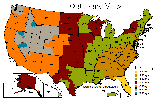 US States Map