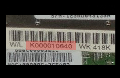 Toshiba Wi-Fi Card With Part Number